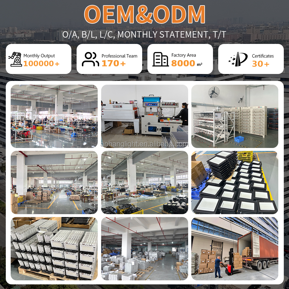 Wholesale IP65 Waterproof 30W 50W 100W 200W 300W 400W Bright Outdoor Security Commercial Project Industrial LED Flood Light