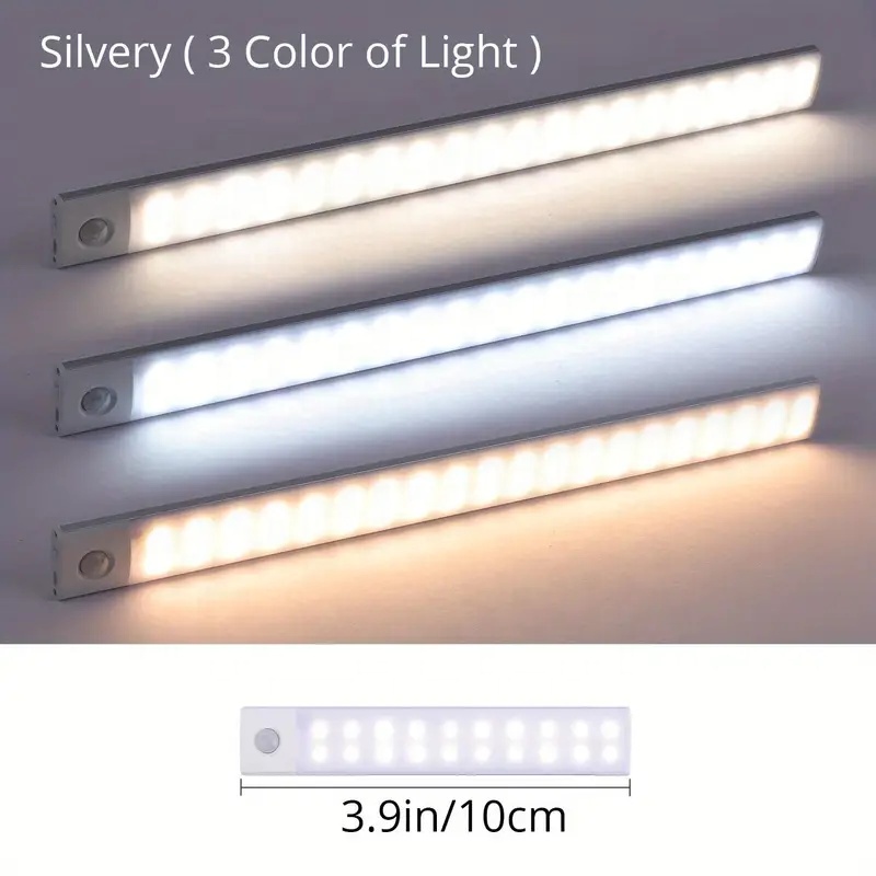 Cabinet Lights Motion Sensor Battery LED Wardrobe Human Body Sensor Corridor Bedside Night Luces De Gabinete Under Cabinet Light