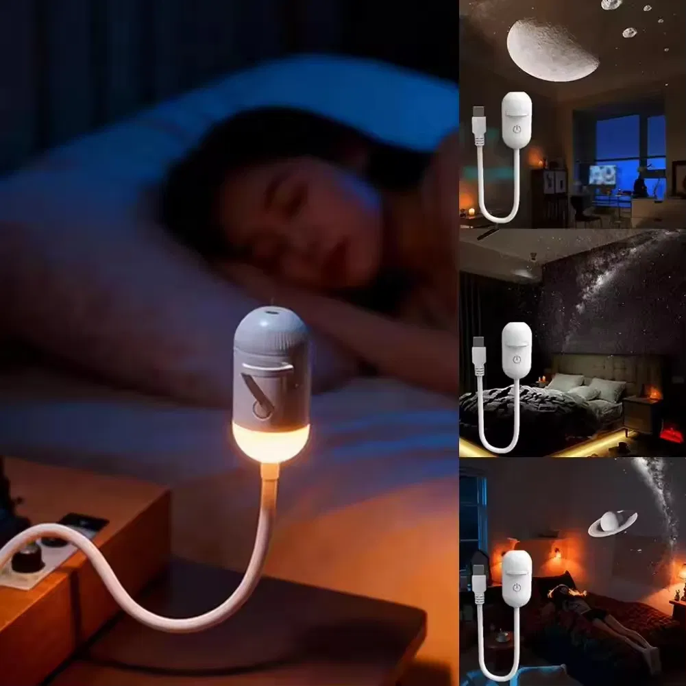 Room Light Baby Ocean with Star Night Lamp USB Decor Christmas Moon Lamp Projector