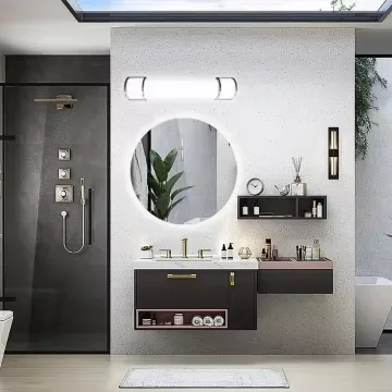 Best Selling Brushed Nickel Color 24inch 36inch 48inch 3CCT Select Bathroom LED Vanity Light