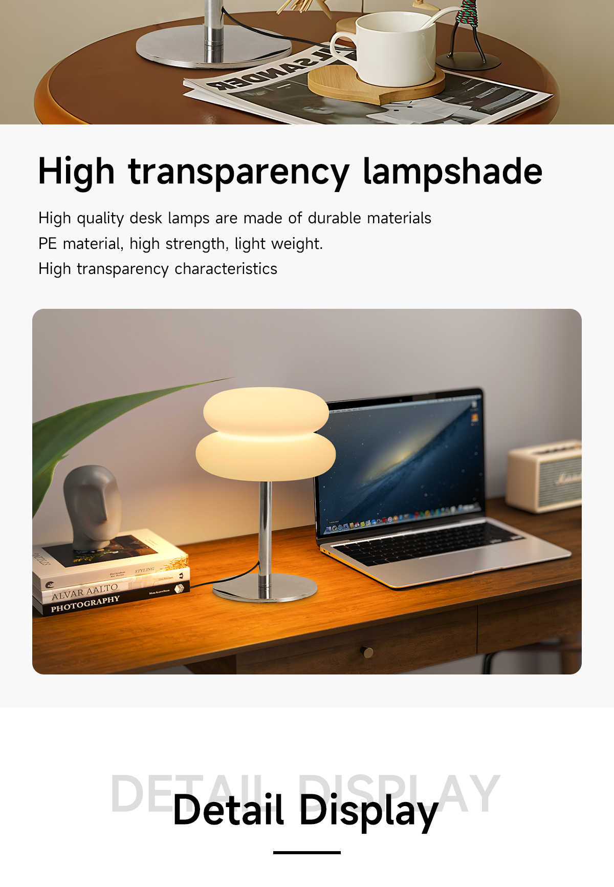 New Creative Modern Orange Table Lamp Bedside Table Lamp Living Room Simple Lighting Decoration Small Night Light