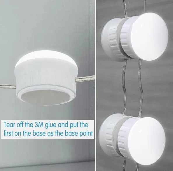 Wholesale Makeup Mirror Vanity LED Light Bulbs Kit Packaging