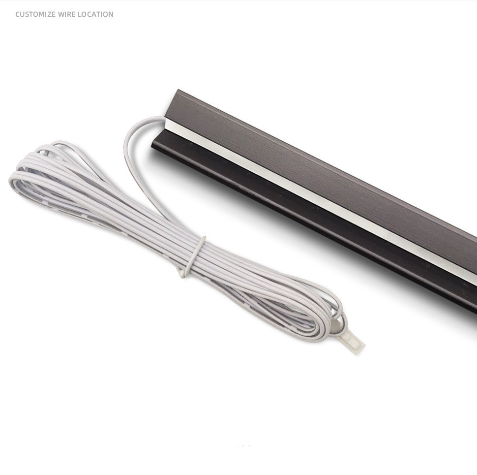 DC12v/24v Led Cabinet Down Light 45 Degree Oblique Luminous Silicone Embedded Wardrobe Cabinet Induction Light