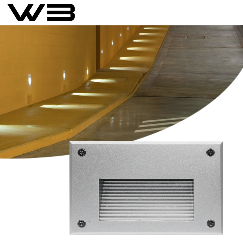 IP65 2W Long-Lasting LED Landscape Step Light Recessed Brick Light