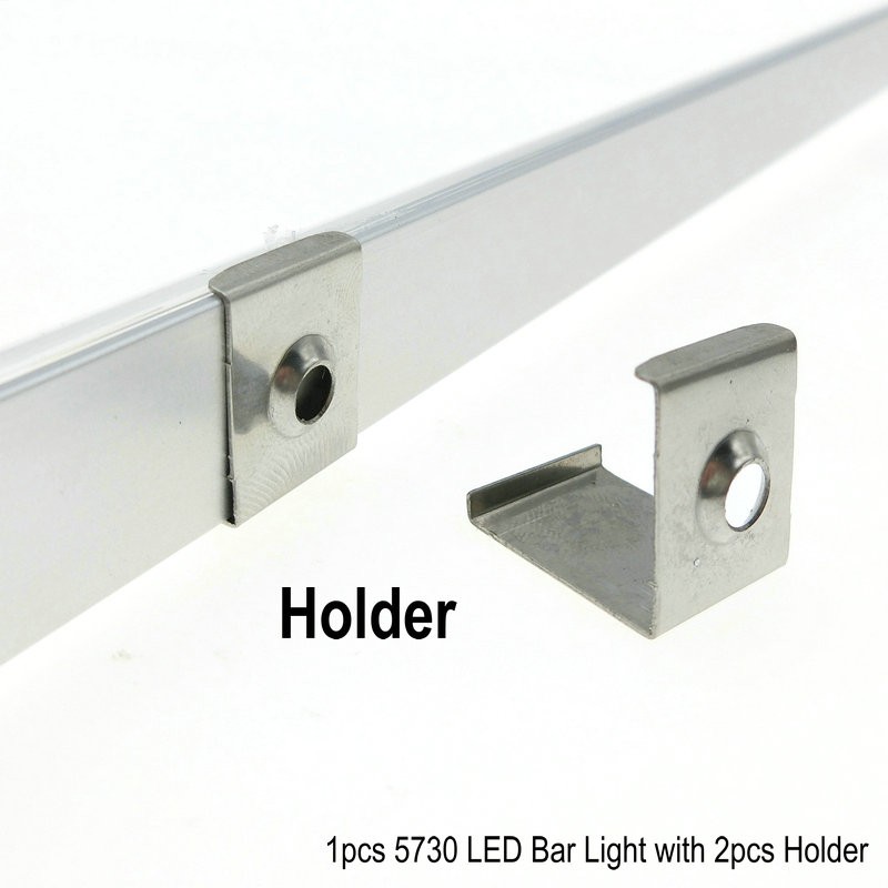 DC12V Wall Corner LED Bar Light 5730 36 LED 50CM V Shape Aluminum Profile 5730 5630 LED Hard Strip Light Cabinet Lamp