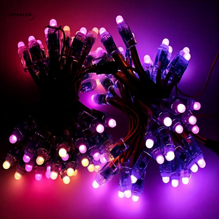 Outdoor Christmas Tree Maga Tree WS2811 12V 12MM RGB Bullet Module Node String Led Pixel Light