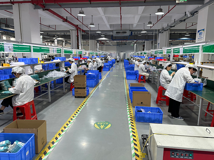 Assembling line operation