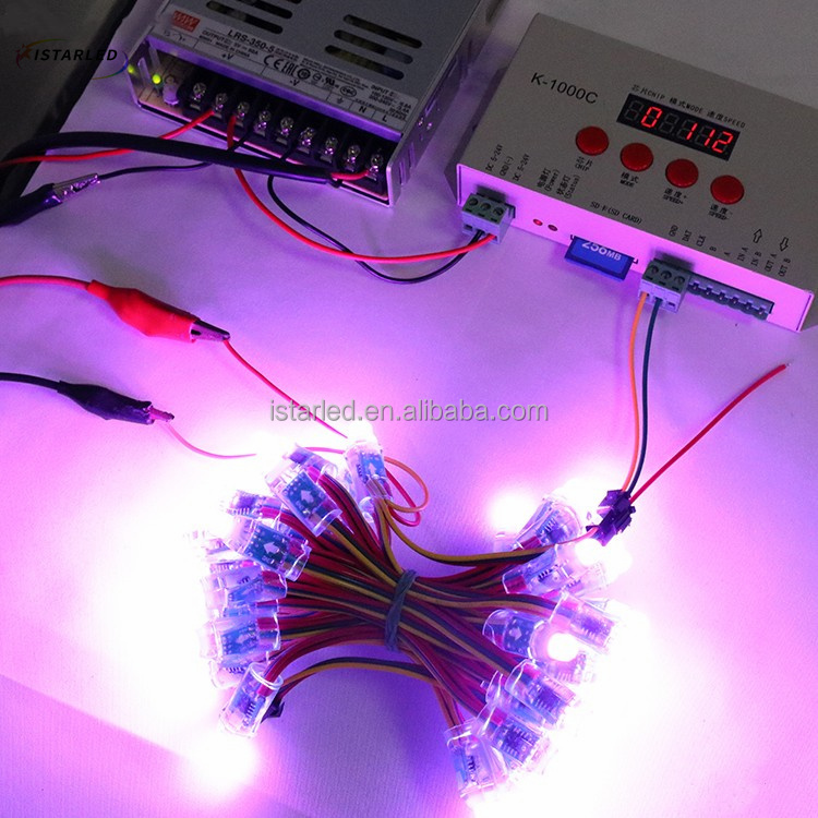 Outdoor Christmas Tree Maga Tree WS2811 12V 12MM RGB Bullet Module Node String Led Pixel Light