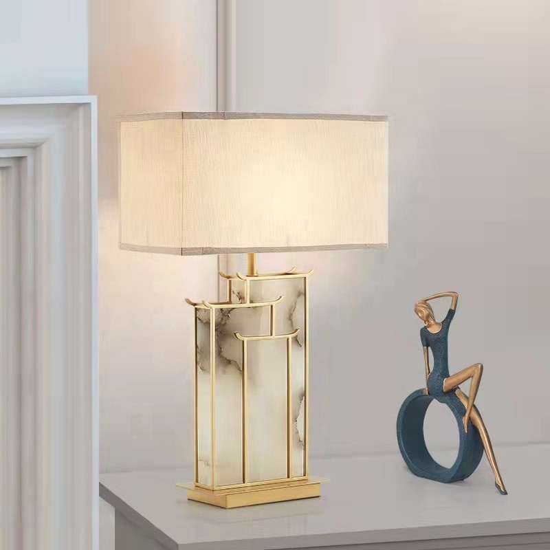Loft Table Lamps Gold Modern Bedroom Side Table Lamp Home Decor Luxury Nightstand Lamp