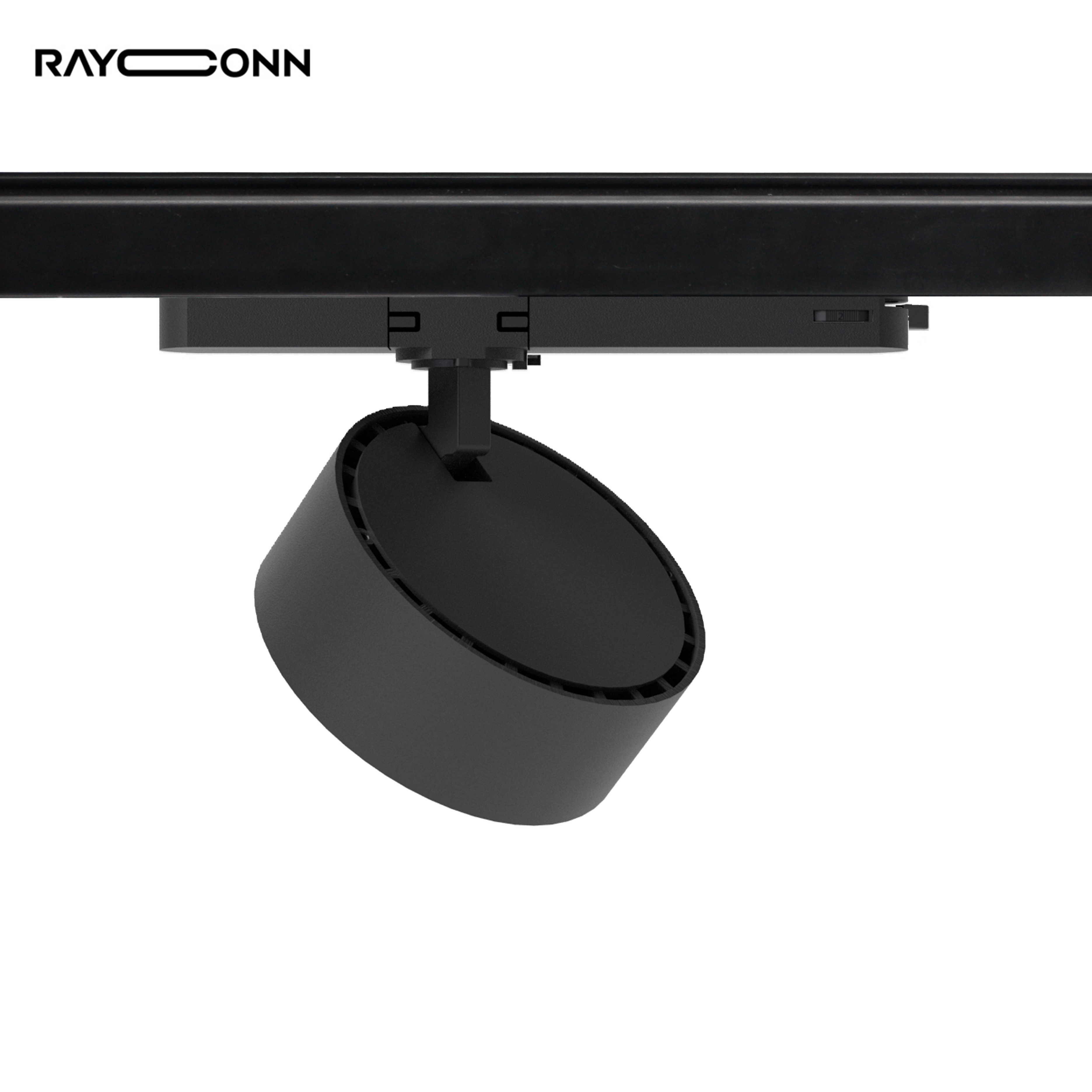 Factory Direct Sale High Quality Aluminum Black Adjustable Track Lights 15W 20W 28W Focus Rail Cob Led Track Lighting