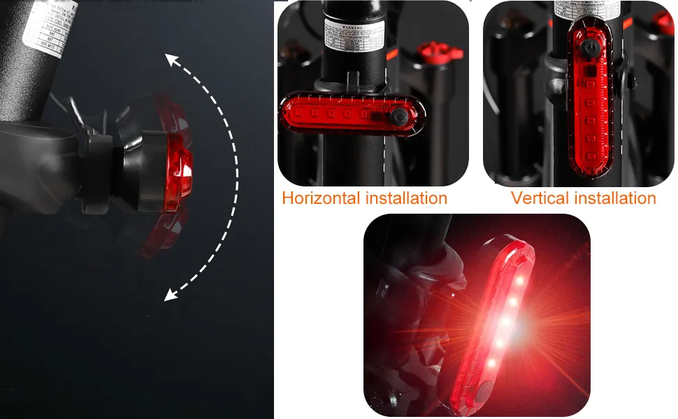 Best Bright Bike Light for Night Riding, USB-C Rechargeable Bicycle Light