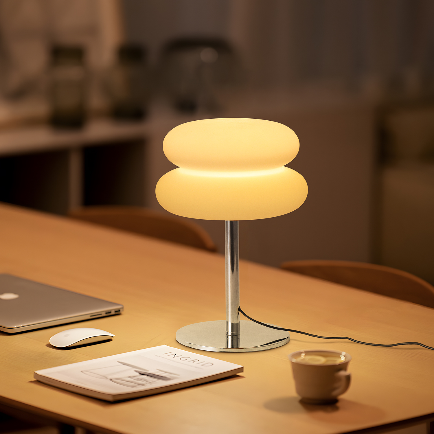 New Creative Modern Orange Table Lamp Bedside Table Lamp Living Room Simple Lighting Decoration Small Night Light