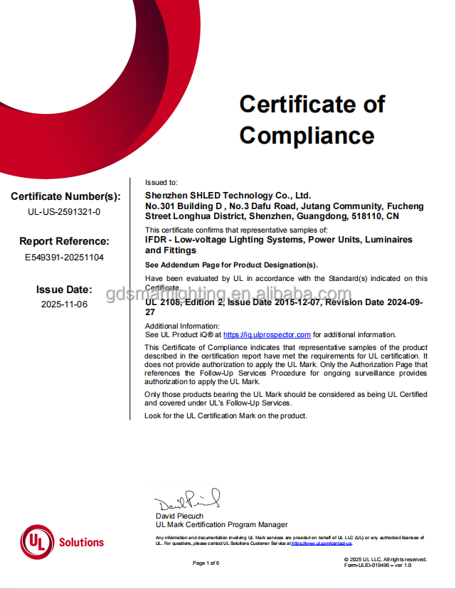 UL Certificate Credentials