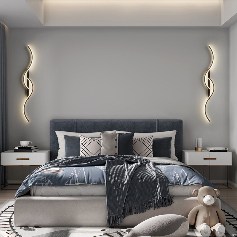 New Design Creative LED Wall Lamp for Bedroom and Dining Room - Modern Simple Decorative Night Light for Bed Background