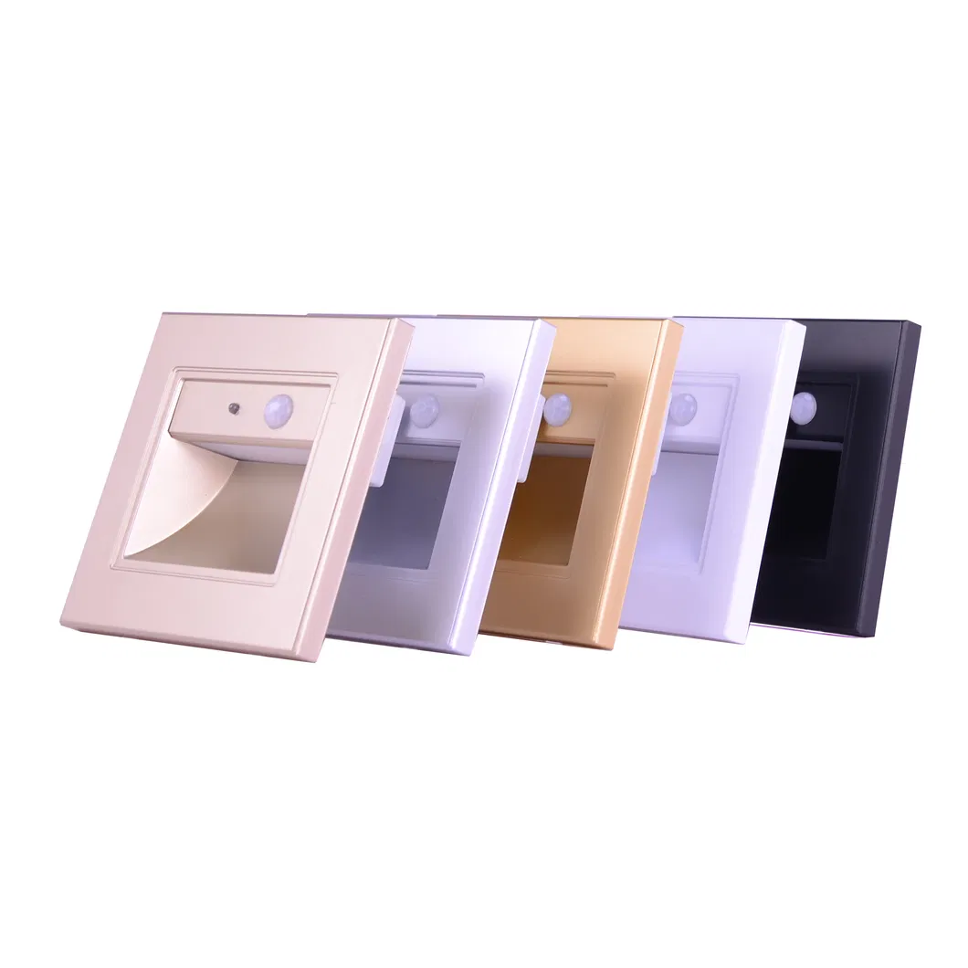 Modern Design Aluminum Indoor Recessed Wall Foot Lamp LED Stair Step Light