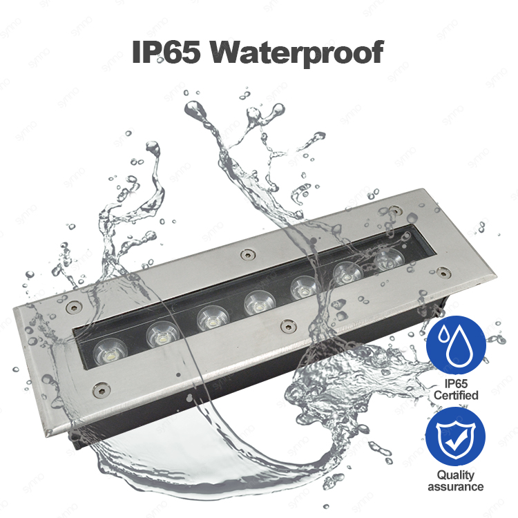 Stainless Steel Ground Deck Lamp Pathway Step Light Linear Underground Light