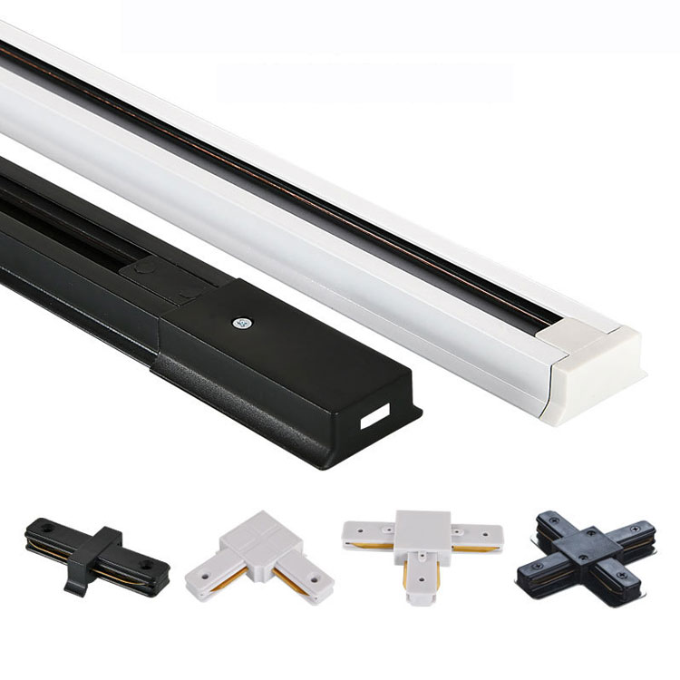 Track Series Led 48v Magnetic Track Light Black White Spotlight Embedded Surface Mounted Pendant Complete Set for Hotel Hom