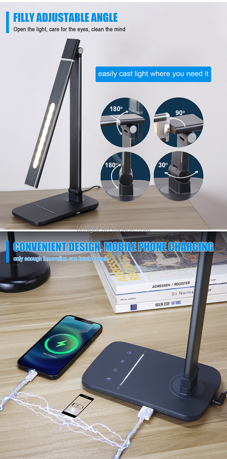 Metal Desk Lamp Details 2