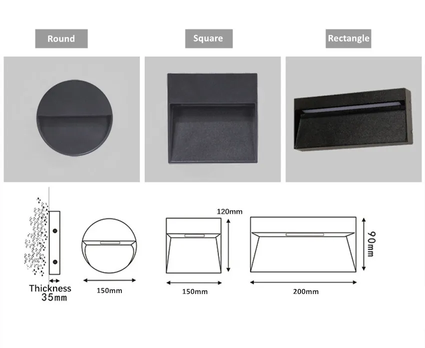 Dimensions and installation layout