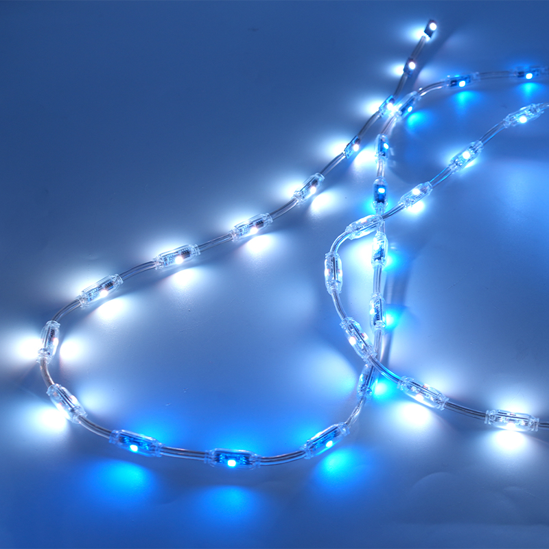IP67 Waterproof RGB Programmable Building Facade Decor 3D Mini Beans Light Pixel Spot Lamp String Mesh Screen