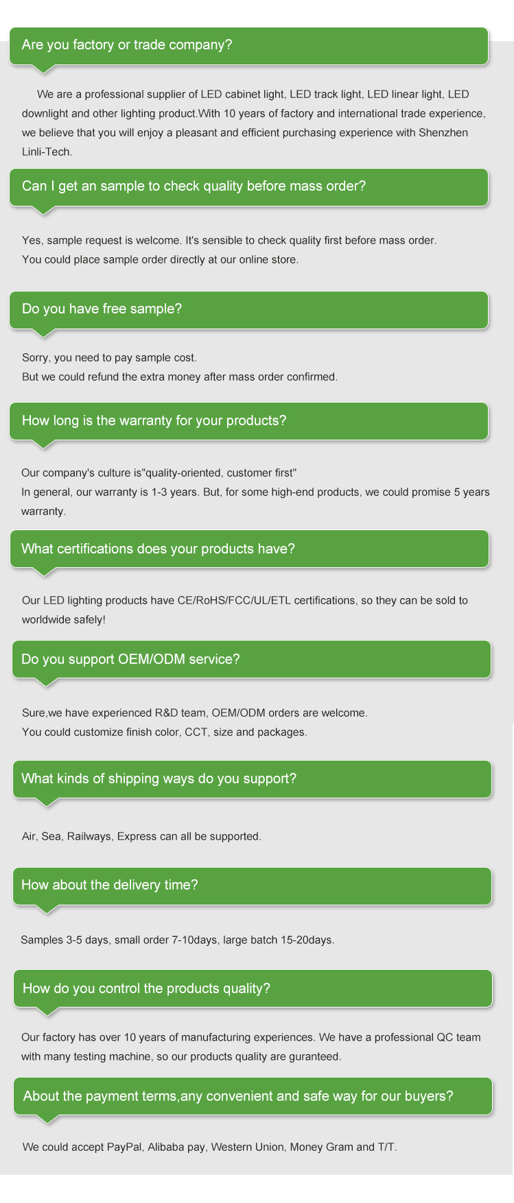 FAQ Overview