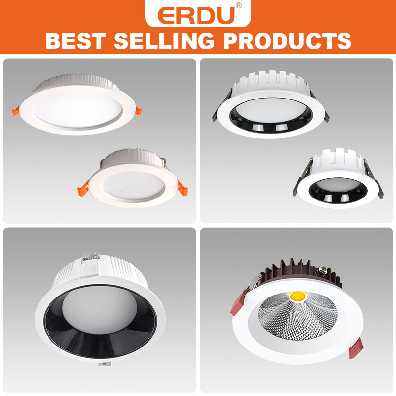 5W 7W Modern Aluminum Home Office Ceiling Embedded Focus Adjustable Narrow Beam Angle Recessed Cob Led Spotlight Warm White