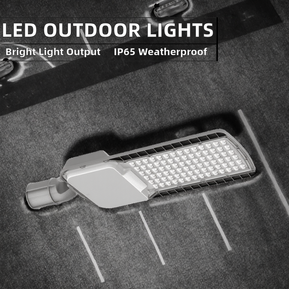 Die-Cast Aluminum Alloy LED Street Light Housing Outdoor IP65 Waterproof AC 5-Year Warranty 30W 50W 100W 200W