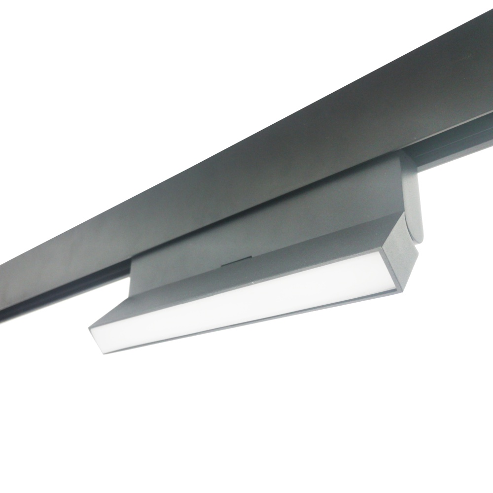 Smart 48V Magnetic LED Linear Track Spot Lighting System Magnetic Magnet Rail LED Lamp Magnetic Track Light