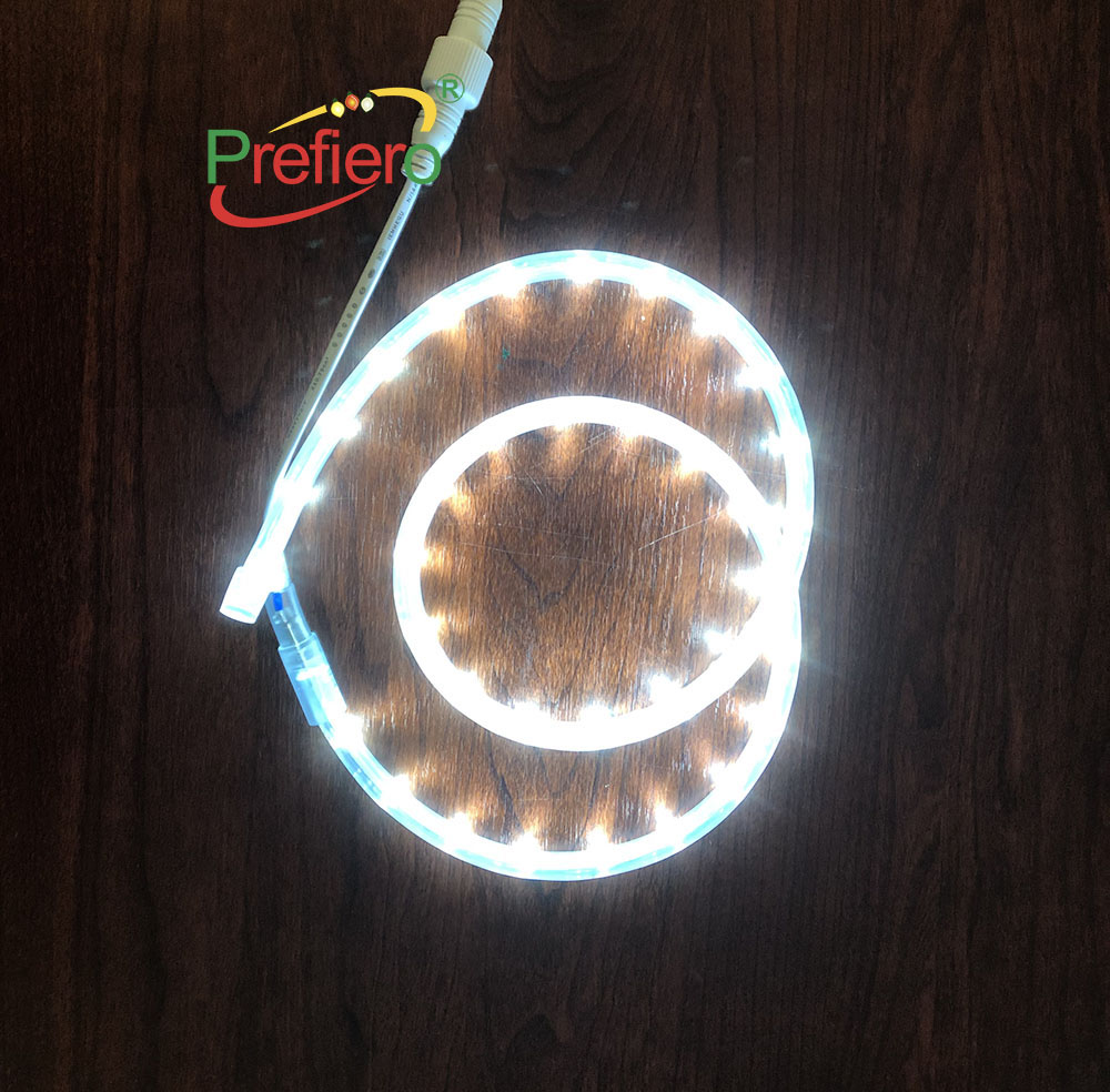 UPGRADED Customized Underwater Hanging IP67 Waterproof PVC LED Rope Lights Christmas Strip Shaped Reindeer Light