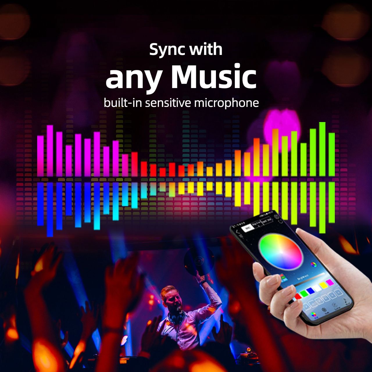 Factory Direct LED String Fairy Lights String Dream Color Smart Control Outdoor LED String 5V