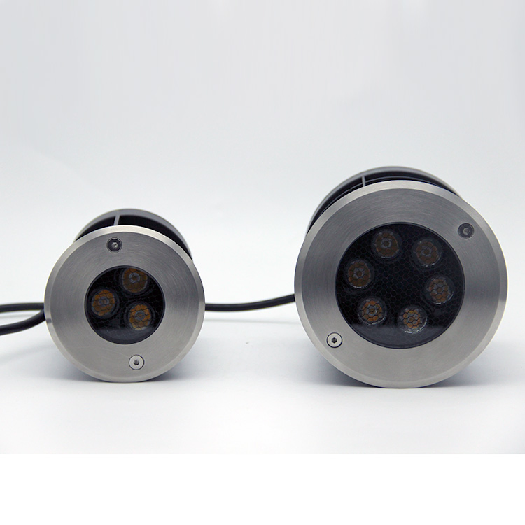 IP68 Waterproof Outdoor LED Garden Buried Recessed Underground Light Step Backyard Round Landscape Lamp