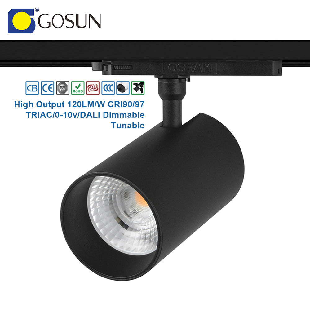 Customized 15W 20W 30W 40W 50W COB LED Track Light Commercial Price Modern Style With Aluminum Body