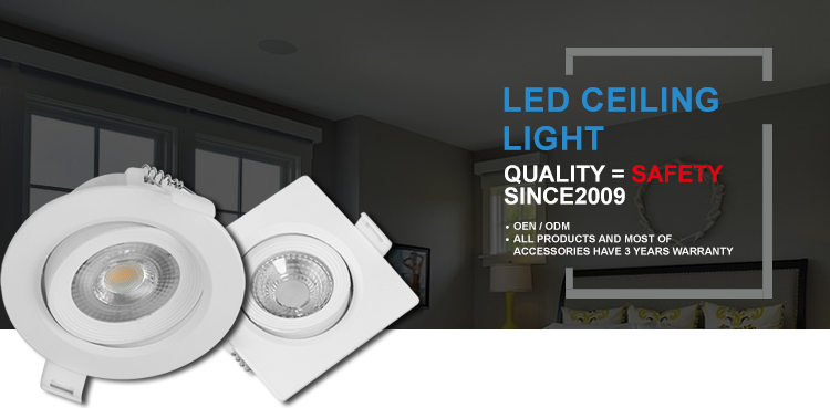Adjustable Direction LED Recessed Downlight