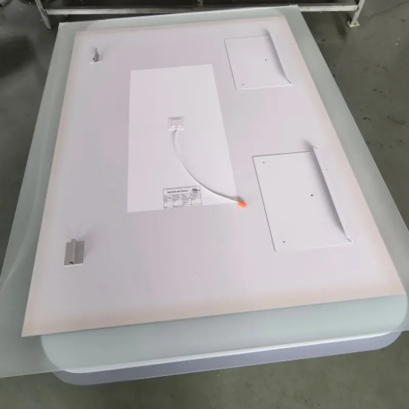 LED Mirror Lights for Bathroom Mirrors for Bathroom Vanity Mirror with Lights Custom Square Mirror Lights