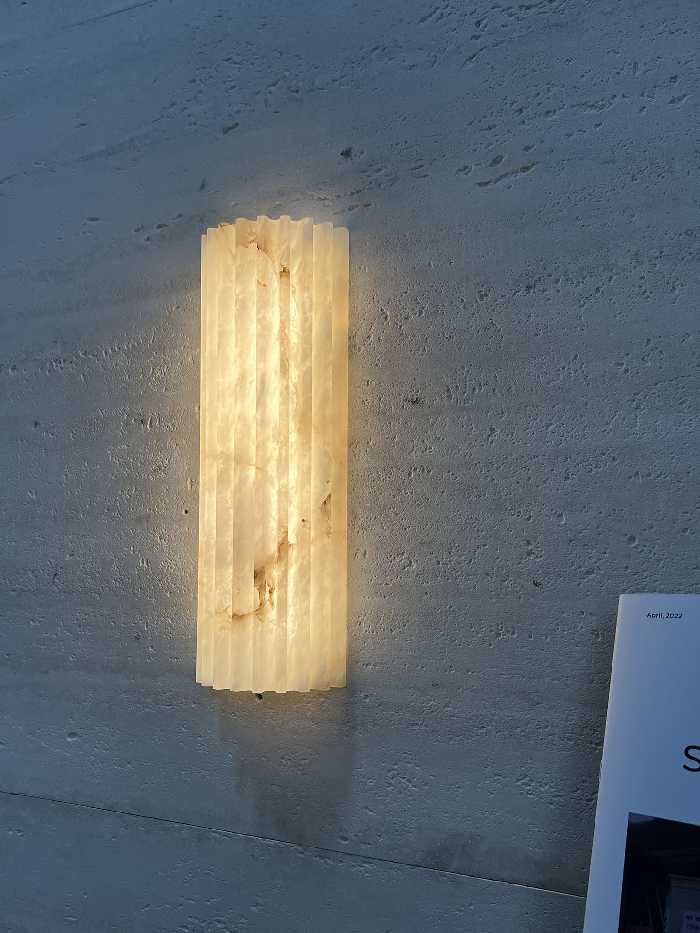 Langchu Spanish Gear-inspired Marble LED Wall Sconce Modern Minimalist Designer Bedside Lamp Living Room Accent Walls Entryways