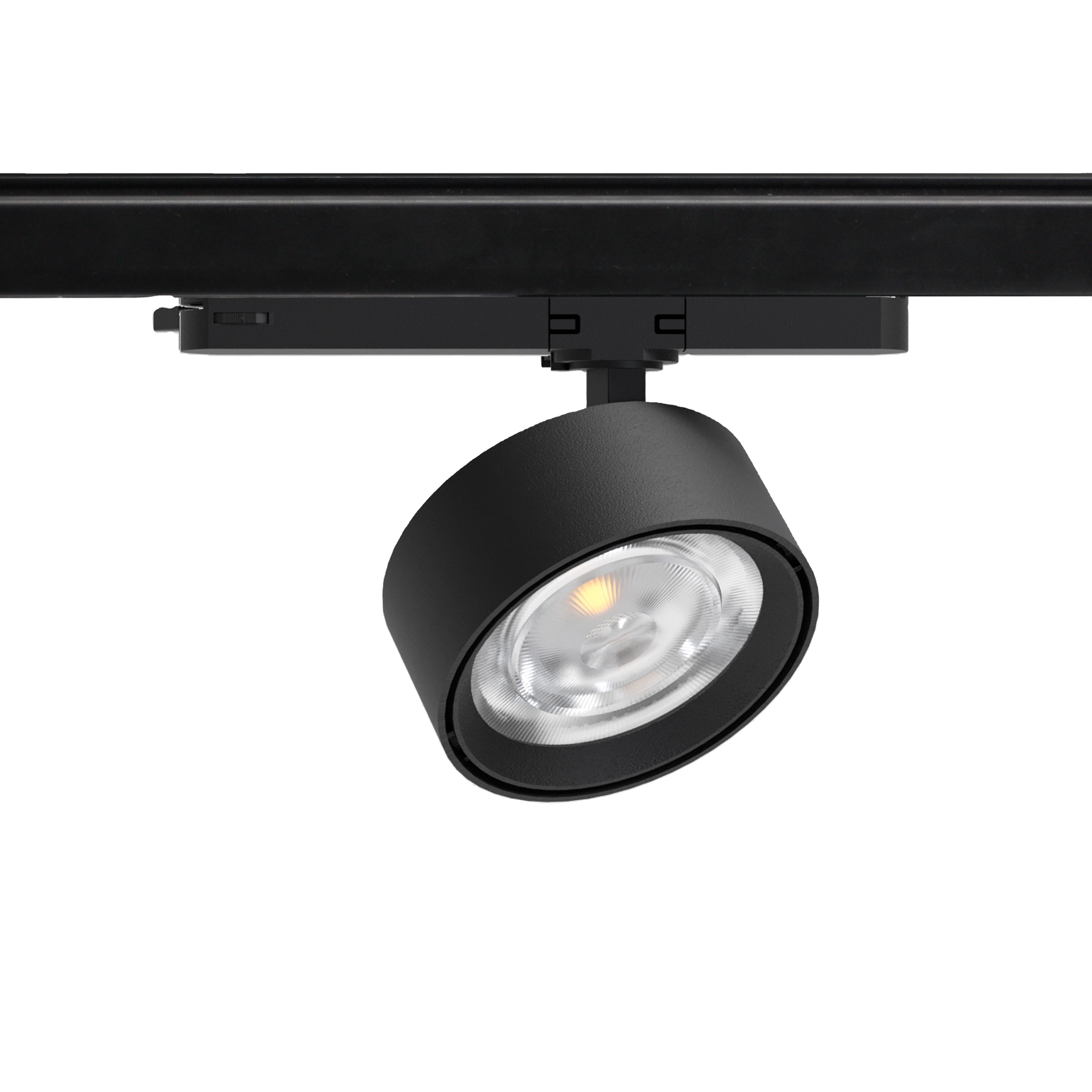 Factory Direct Sale High Quality Aluminum Black Adjustable Track Lights 15W 20W 28W Focus Rail Cob Led Track Lighting
