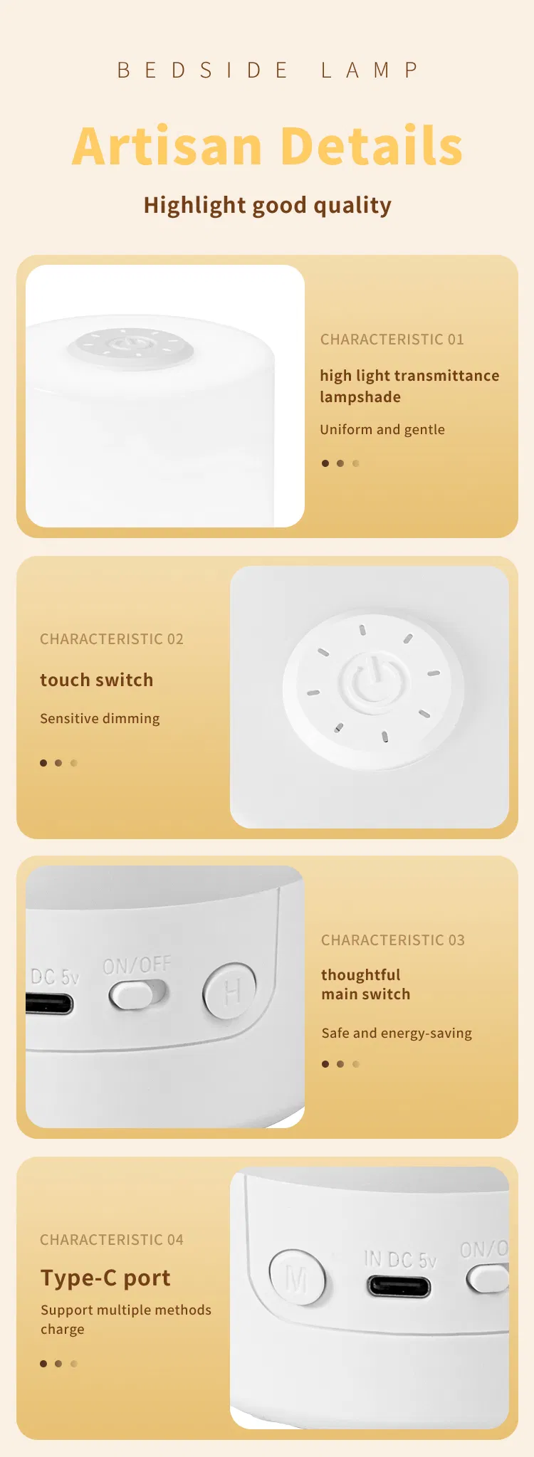 LED Night Light with Remote Control and Clock Display
