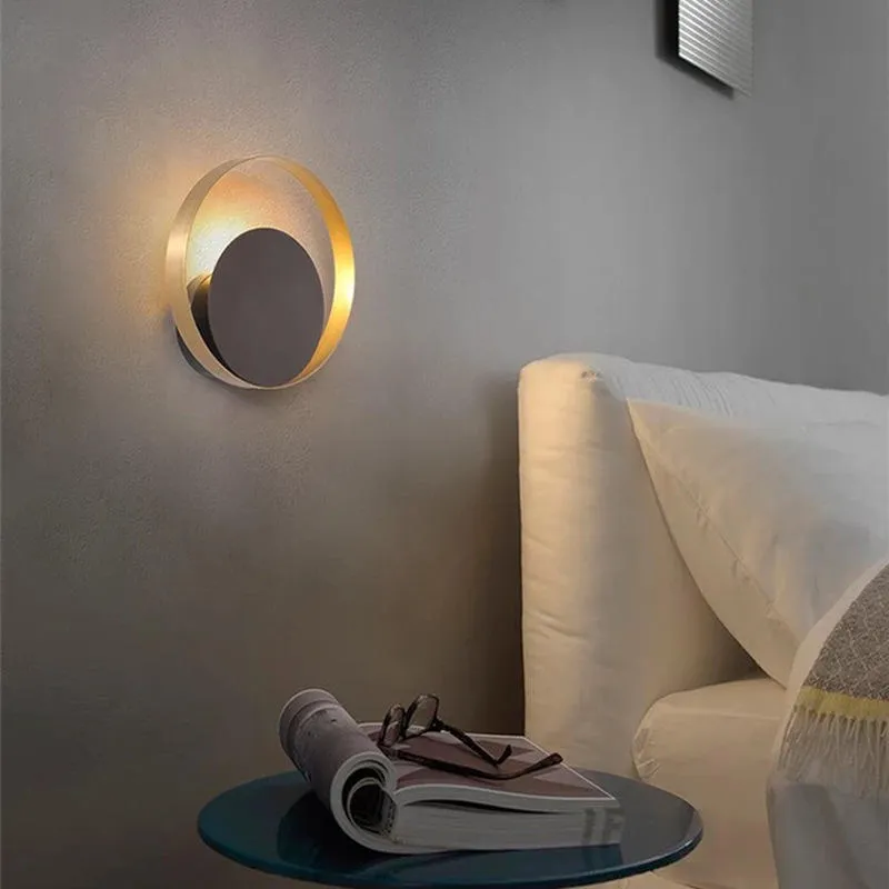 Modern Wallbathroom Vanity Fixture Black Sconce LED Indoor Wall Lights