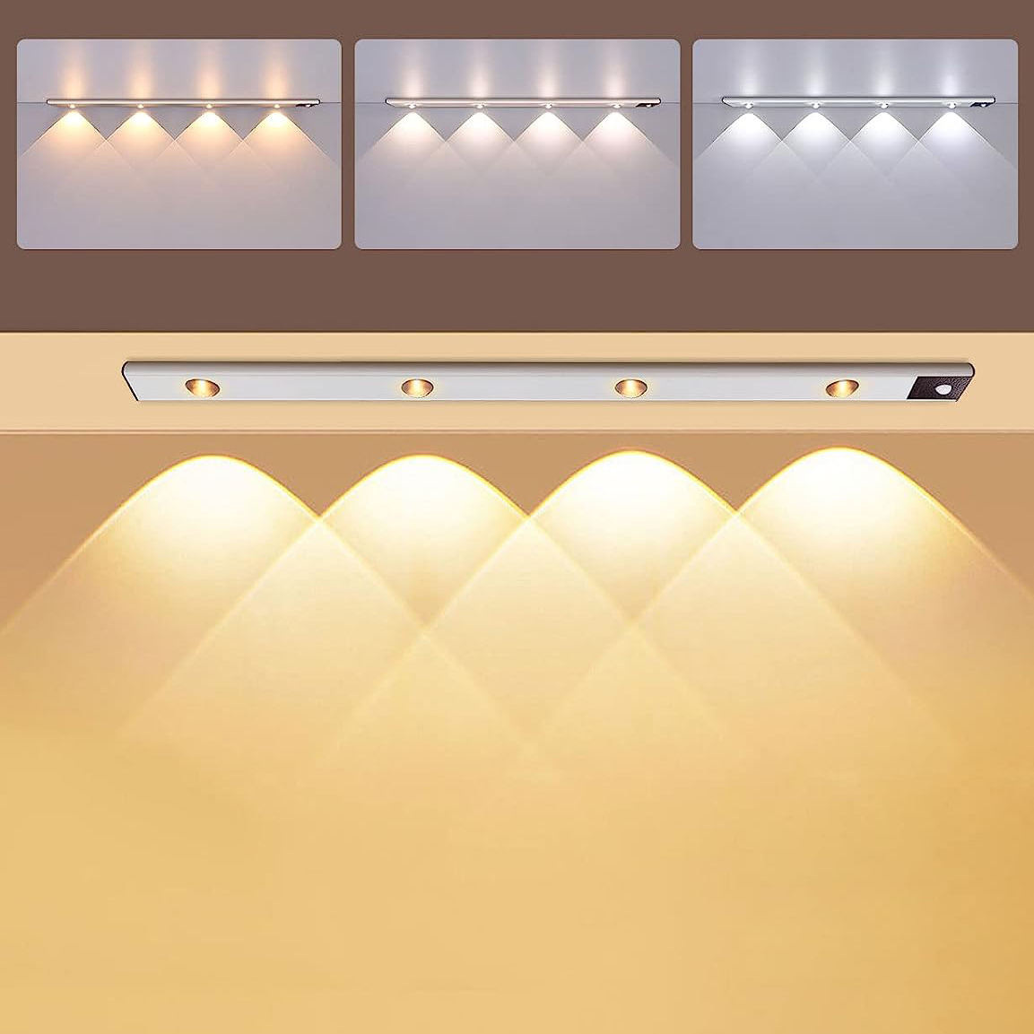 Peak Lighting Effect Led Motion Sensor Cabinet Light Led Closet Under Cabinet Light