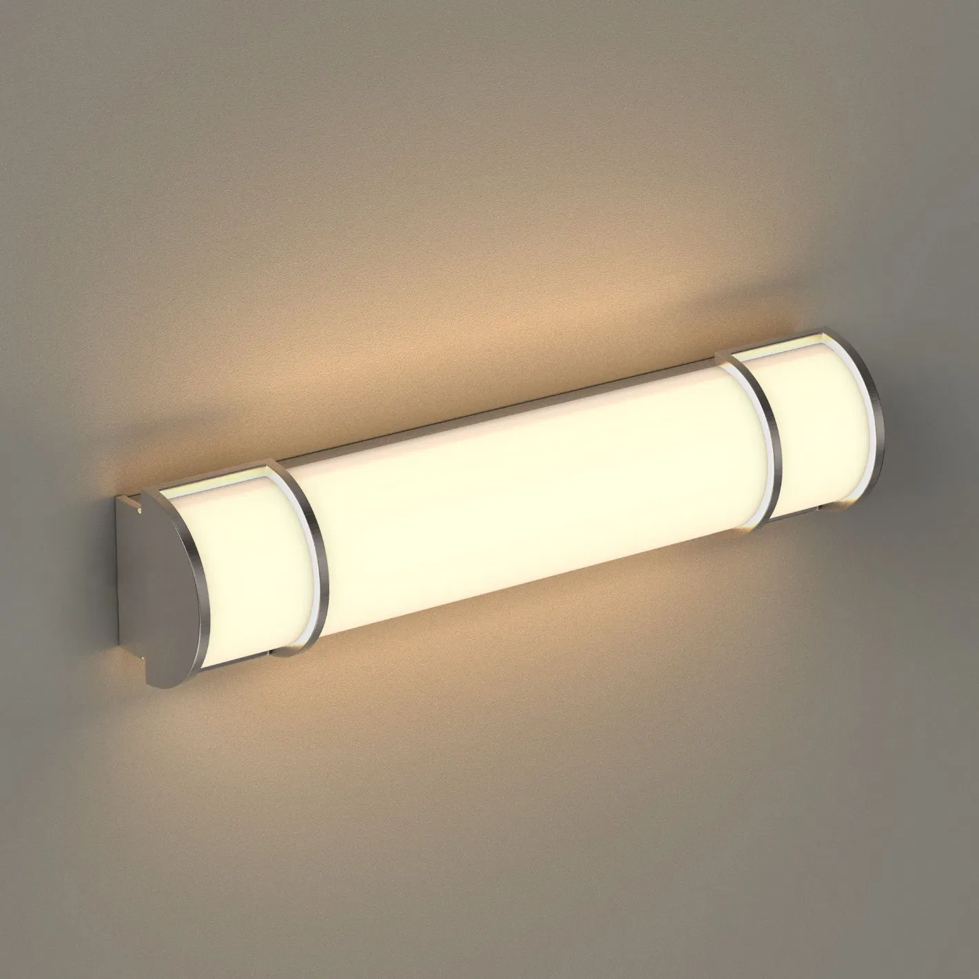 Best Selling Brushed Nickel Color 24inch 36inch 48inch 3CCT Select Bathroom LED Vanity Light