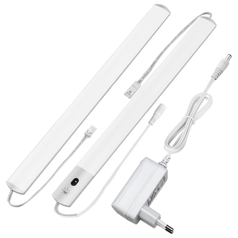 Modern 24V EU/US/UK Plug LED Cabinet Lights 560LM Hand Sweep Induction Charger