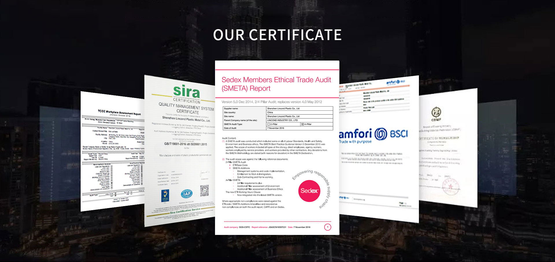 Product Certificates