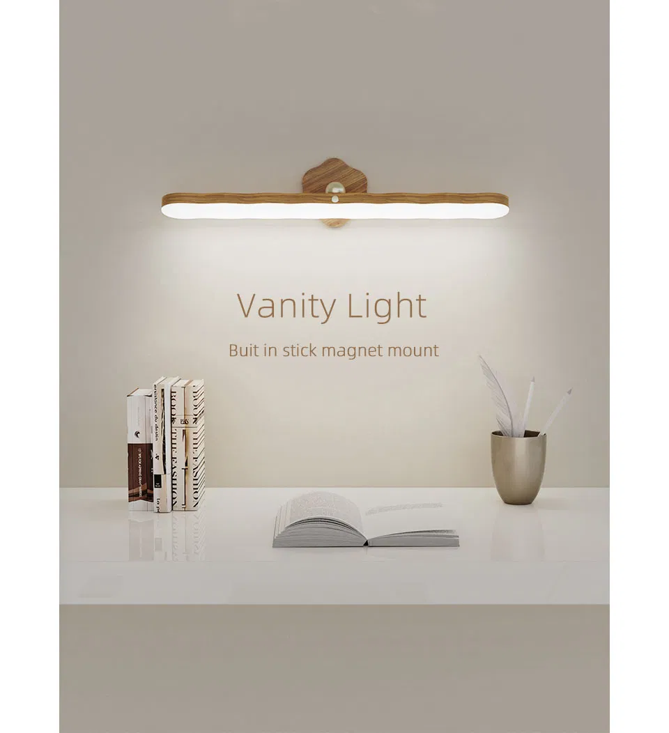 Rechargeable Magnetic Dimmer Closet LED Night Light Mirror Light