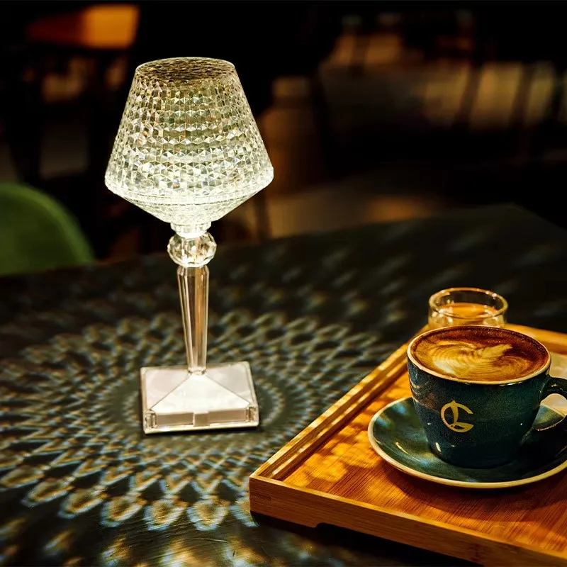 16-Color Touch Crystal Diamond Table Lamp Gallery 8