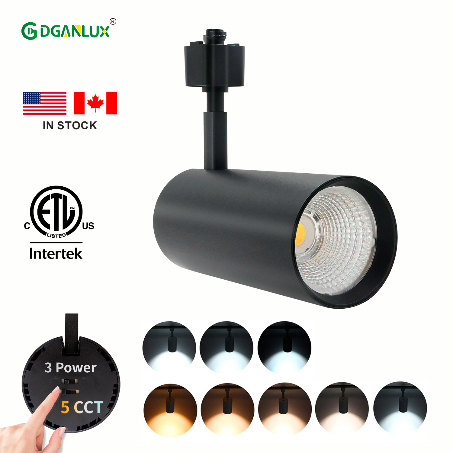Modern Dimmable AC120-277V Adjustable 10W 20W 30W Aluminum Alloy Track Light Rail Lighting System Led Track Spot Light