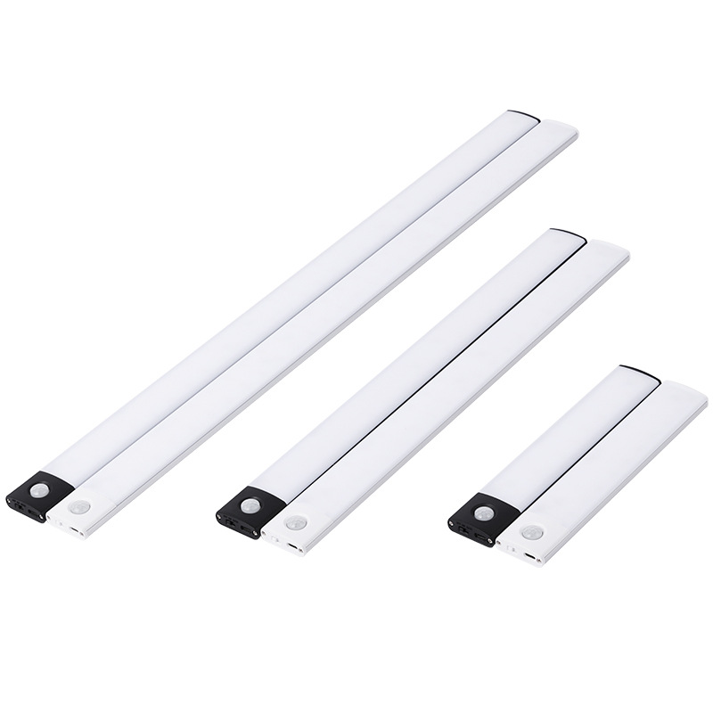 Spot Goods Motion Sensor Under Cabinet Light 10cm USB Rechargeable Battery Operated Wireless Magnetic Dimmable LED Closet Light