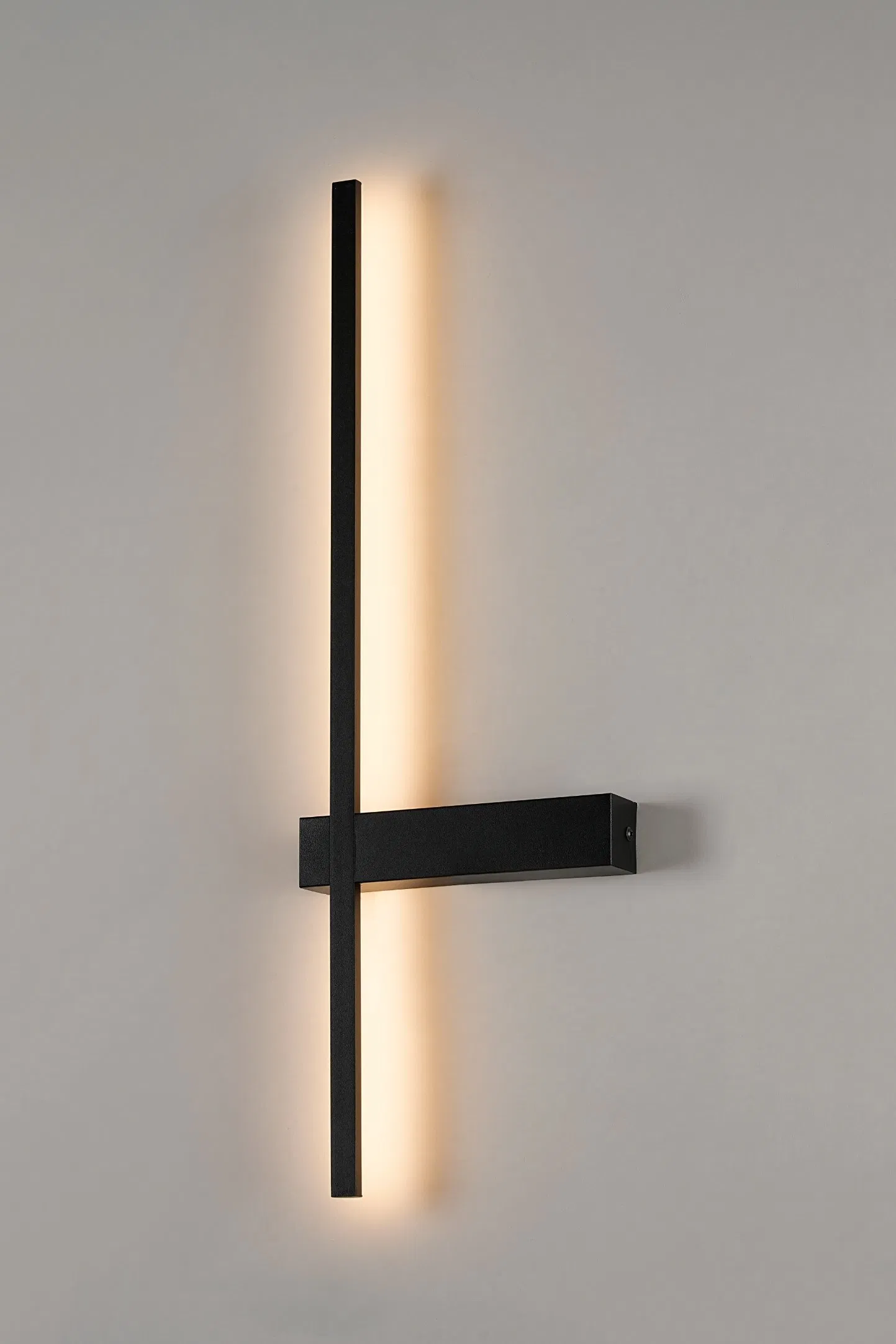 Modern LED Bathroom Vanity Light Black Linear Energy Storage Wall Light for Bedroom Living Room Corridor Stairs