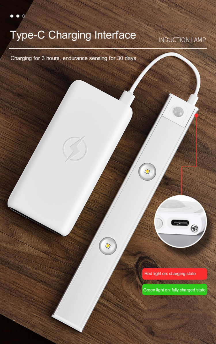 Magnetic Easy Installation Rechargeable Wireless LED Induction Lamp Feature 7