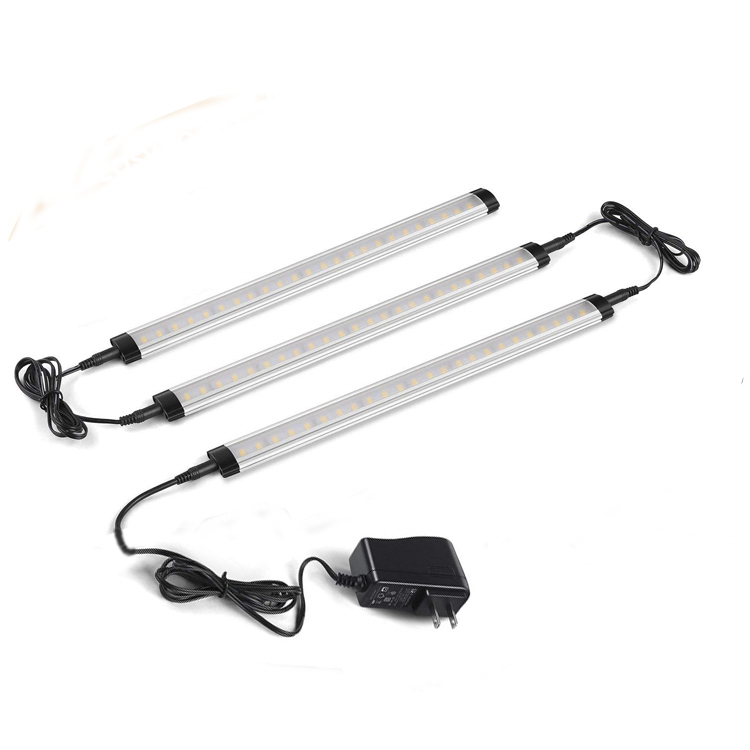 Linkable Kitchen Touchless Dimming Control Warm White 3000K LED Dimmable Under Cabinet Lighting Kit