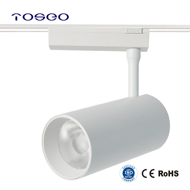 Modern Cob Chip LED Track Lighting 24W Surface Mounted Ultra-Thin Aluminum Lamp Body Magnetic Track Lighting